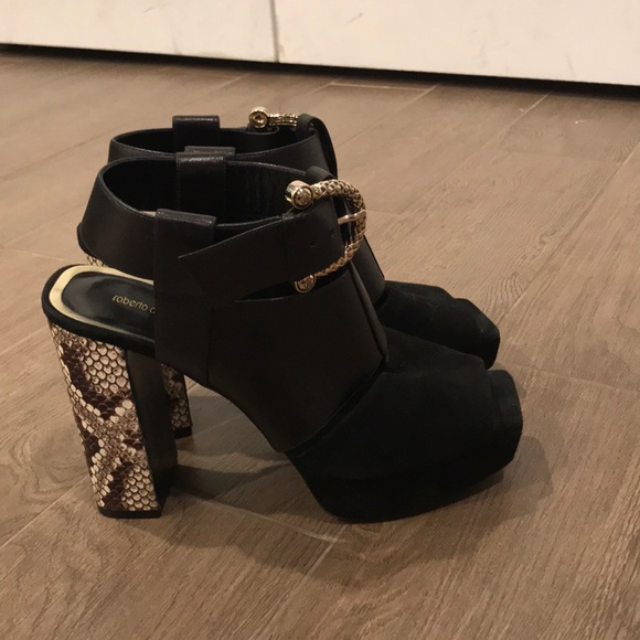 Roberto Cavalli like new platform sandal heel - Picture 1 of 7